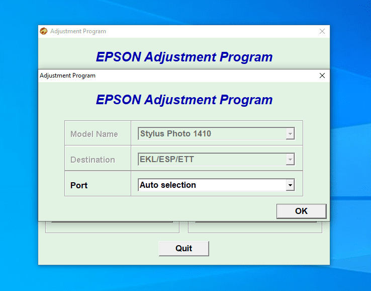 Download Resetter Epson SP 1410