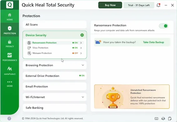 Quick Heal Total Security